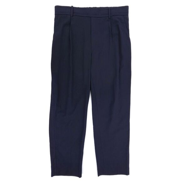 NEW Vince Side Stripe Pull-on Trousers In Baltic Navy Pleated Pants Old Money - Picture 1 of 8
